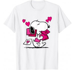 Peanuts - Snoopy Valentines Cards T-Shirt